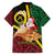 Vanuatu Christmas Hawaiian Shirt Vanuatuan Conch Shell - Meri Krismas!