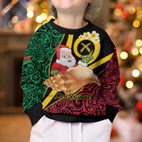 Vanuatu Christmas Kid Ugly Christmas Sweater Vanuatuan Conch Shell - Meri Krismas! LT14 - Polynesian Pride