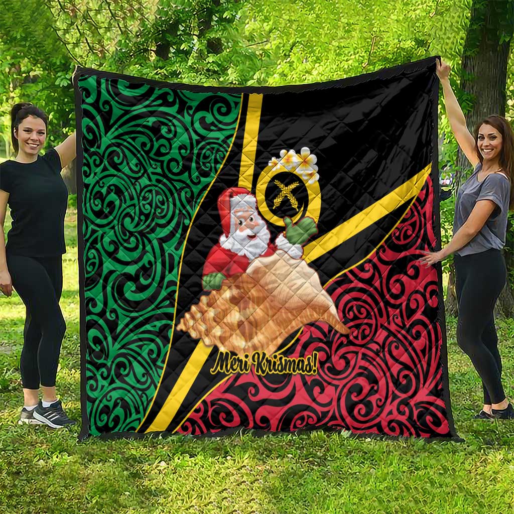 Vanuatu Christmas Quilt Vanuatuan Conch Shell - Meri Krismas! LT14 - Polynesian Pride