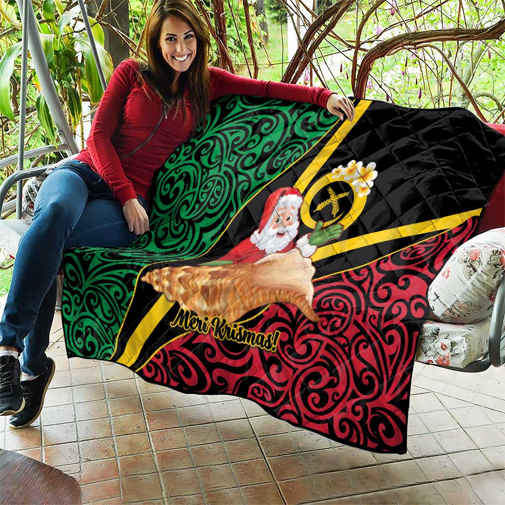 Vanuatu Christmas Quilt Vanuatuan Conch Shell - Meri Krismas! LT14 - Polynesian Pride