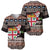 Fiji Christmas Baseball Jersey Fijian Masi Marau na Kerisimasi! - Brown