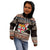 Fiji Christmas Kid Hoodie Fijian Masi Marau na Kerisimasi! - Brown