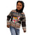 Fiji Christmas Kid Hoodie Fijian Masi Marau na Kerisimasi! - Brown