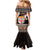 Fiji Christmas Mermaid Dress Fijian Masi Marau na Kerisimasi! - Brown