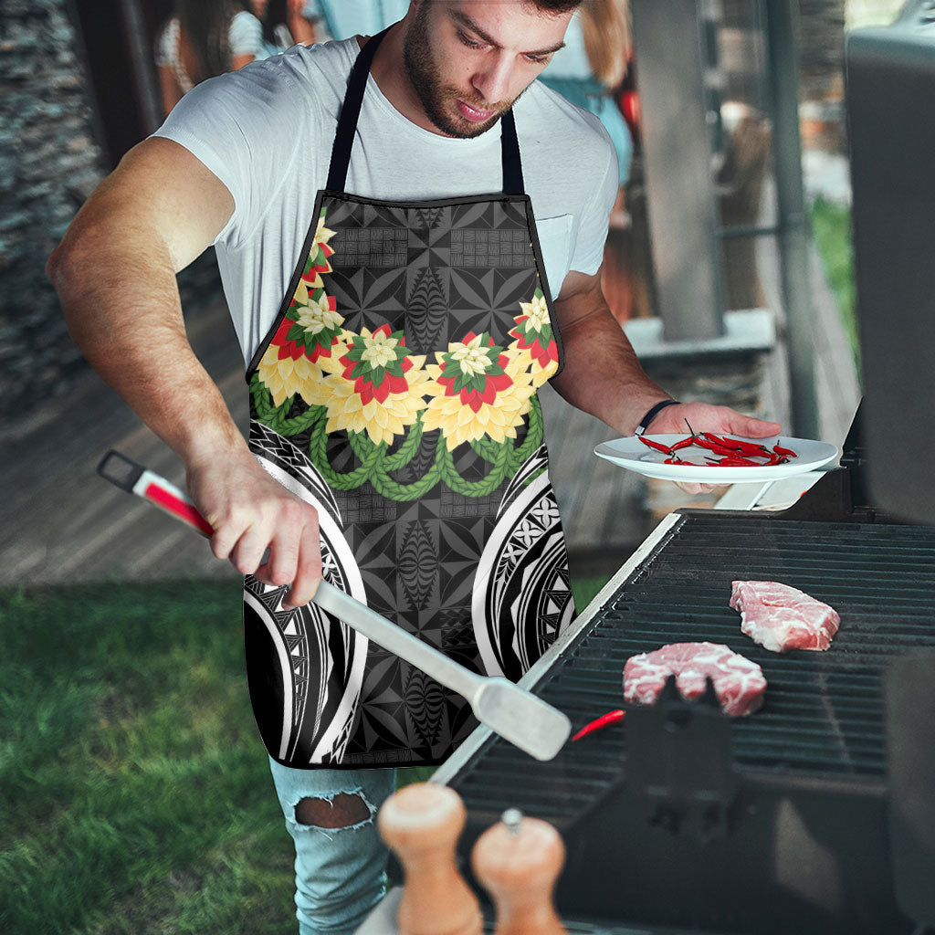 Black Tonga Ngatu Kahoa Lei Apron LT14 - Polynesian Pride