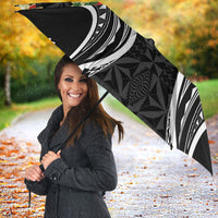 Black Tonga Ngatu Kahoa Lei Umbrella