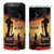 New Zealand Anzac 4 in 1 Can Cooler Tumbler Maori Camouflage Mix Poppies We Will Remember Them