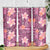 Pink Hawaii Plumeria With Tropical Flowers Motifs Skinny Tumbler