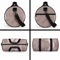 Polynesia Hammerhead Shark Tattoo With Plumeria Lei Duffle Bag LT14 - Polynesian Pride