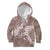 Polynesia Hammerhead Shark Tattoo With Plumeria Lei Kid Hoodie