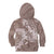 Polynesia Hammerhead Shark Tattoo With Plumeria Lei Kid Hoodie