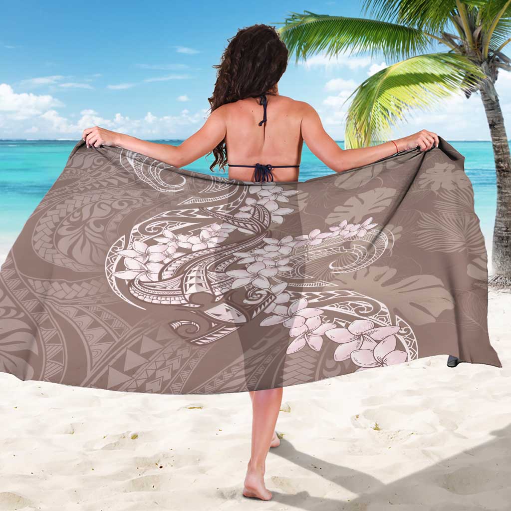Polynesia Hammerhead Shark Tattoo With Plumeria Lei Sarong LT14 - Polynesian Pride