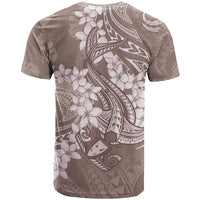Polynesia Hammerhead Shark Tattoo With Plumeria Lei T Shirt LT14 - Polynesian Pride