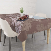 Polynesia Hammerhead Shark Tattoo With Plumeria Lei Tablecloth LT14 - Polynesian Pride