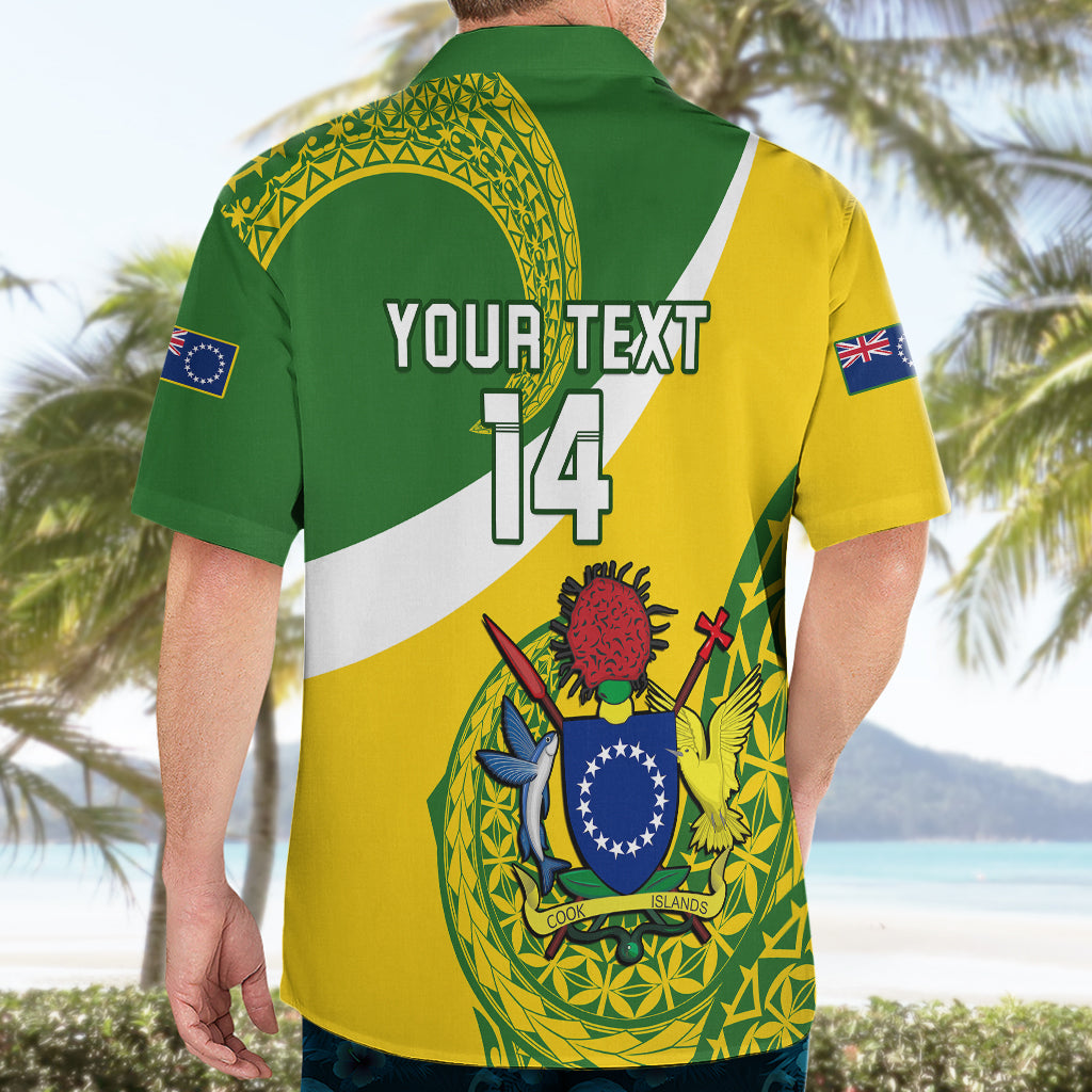 Personalised Cook Islands Rugby Hawaiian Shirt Pacific Go The Kukis Sporty Style LT14 - Polynesian Pride