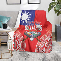 Personalised Taiwan Billiards Blanket Eight-ball Pool Polynesia Tattoo - Polynesian Pride