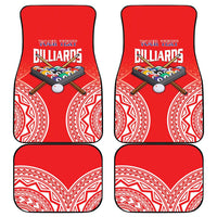 Personalised Taiwan Billiards Car Mats Eight-ball Pool Polynesia Tattoo - Polynesian Pride