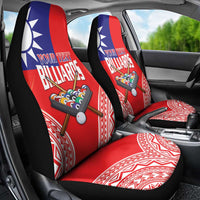 Personalised Taiwan Billiards Car Seat Cover Eight-ball Pool Polynesia Tattoo - Polynesian Pride
