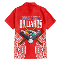 Personalised Taiwan Billiards Family Matching Puletasi and Hawaiian Shirt Eight-ball Pool Polynesia Tattoo - Polynesian Pride
