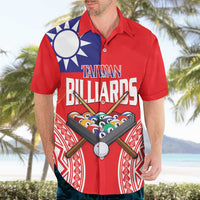 Personalised Taiwan Billiards Hawaiian Shirt Eight-ball Pool Polynesia Tattoo - Polynesian Pride