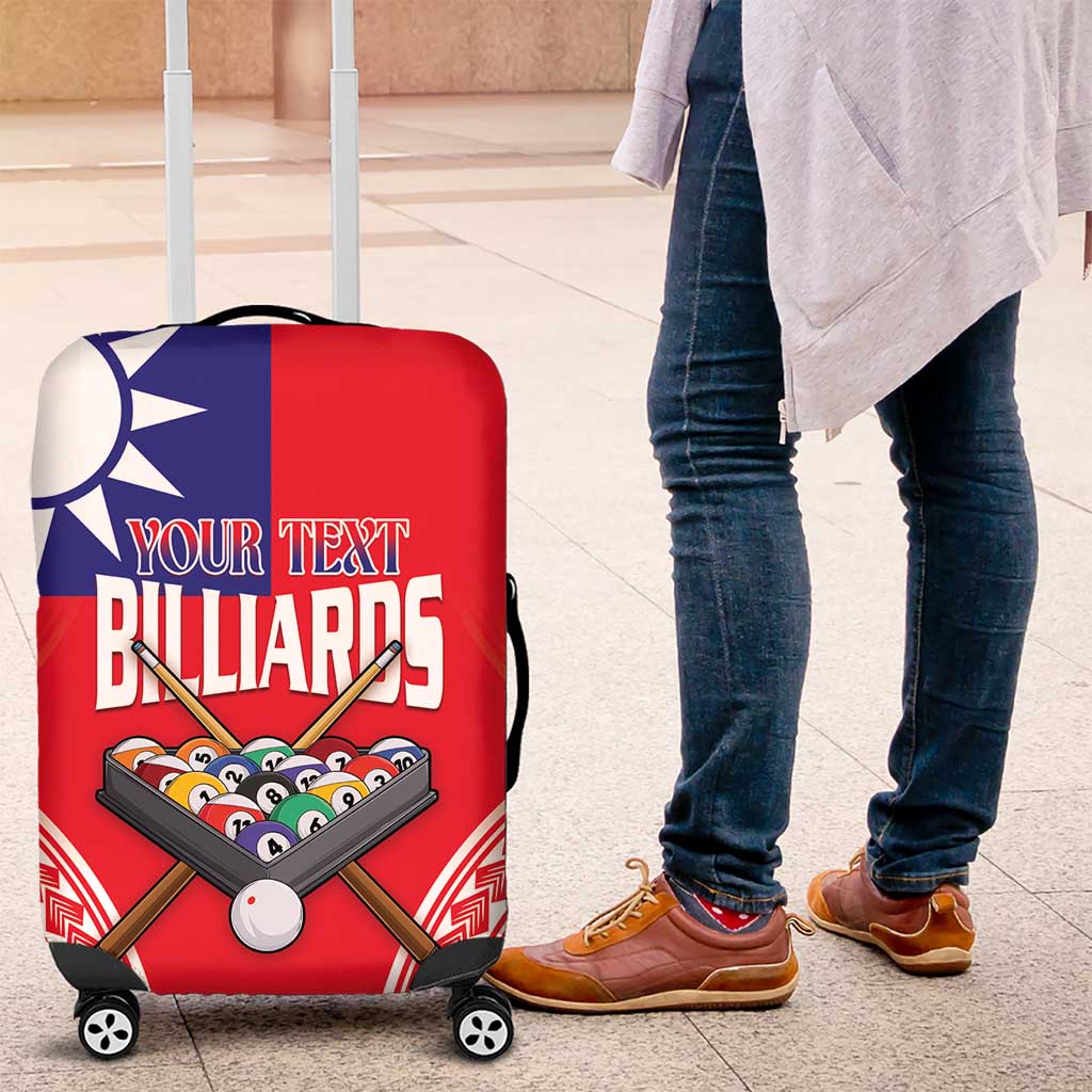 Personalised Taiwan Billiards Luggage Cover Eight-ball Pool Polynesia Tattoo - Polynesian Pride