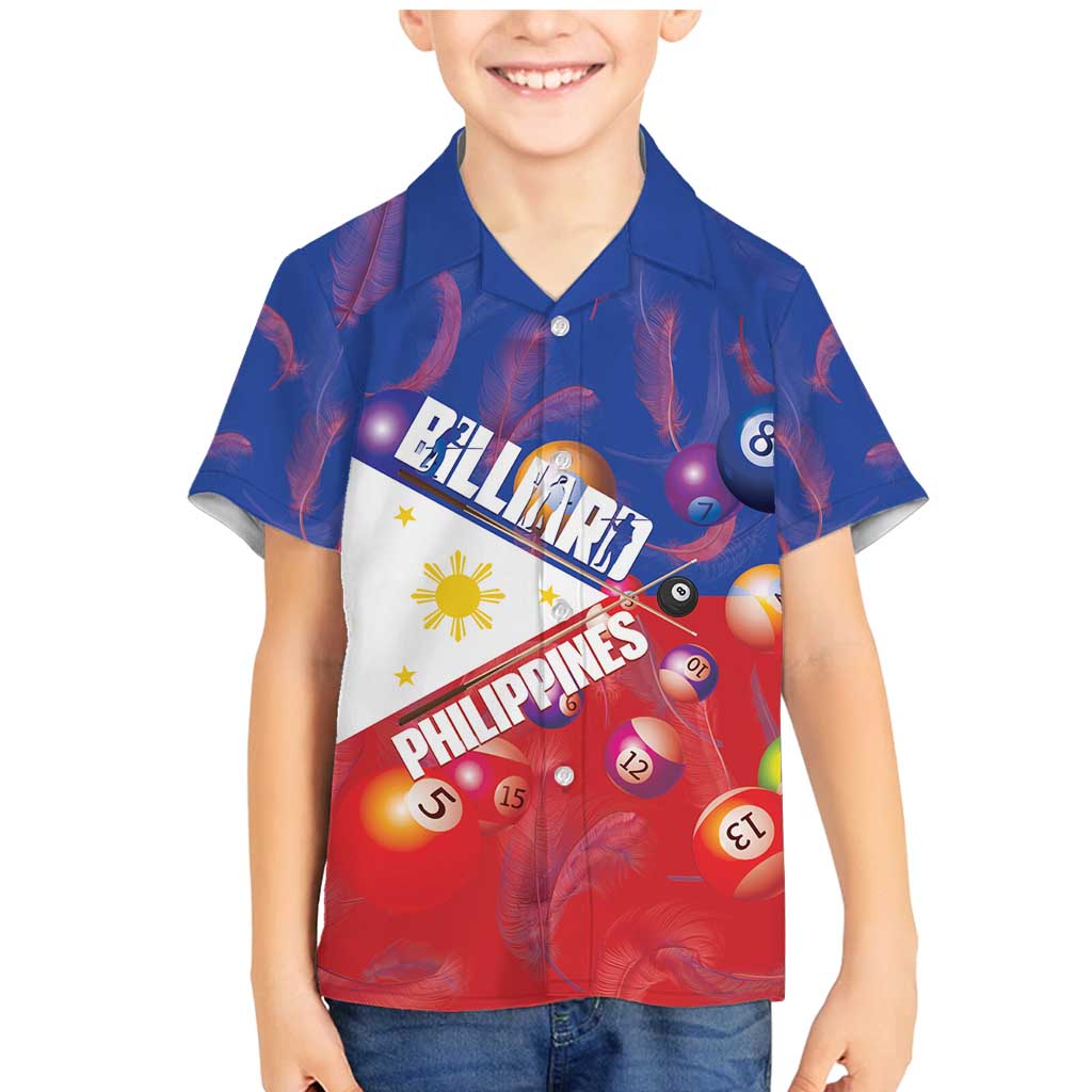 Personalised Philippines Billiards Family Matching Mermaid Dress and Hawaiian Shirt Cue With Balls Flag Style - Polynesian Pride