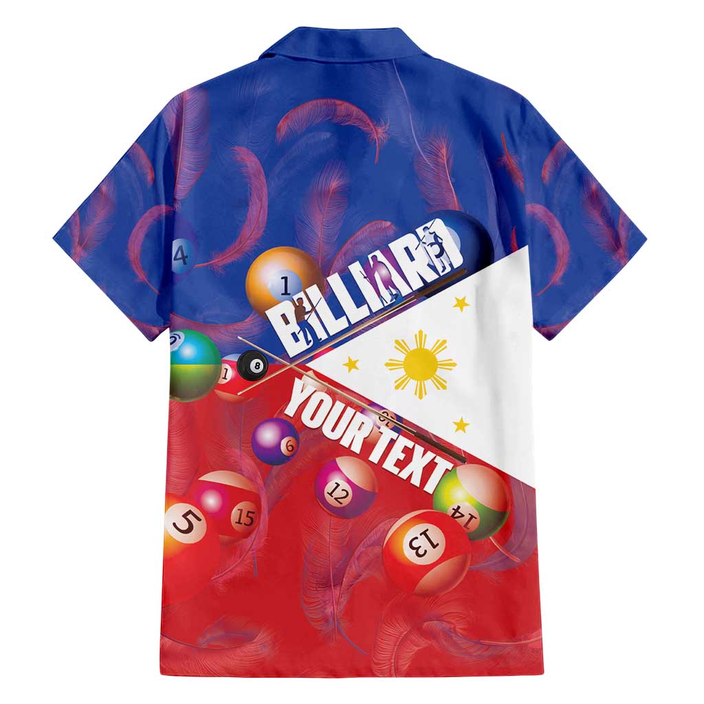 Personalised Philippines Billiards Family Matching Off Shoulder Maxi Dress and Hawaiian Shirt Cue With Balls Flag Style - Polynesian Pride