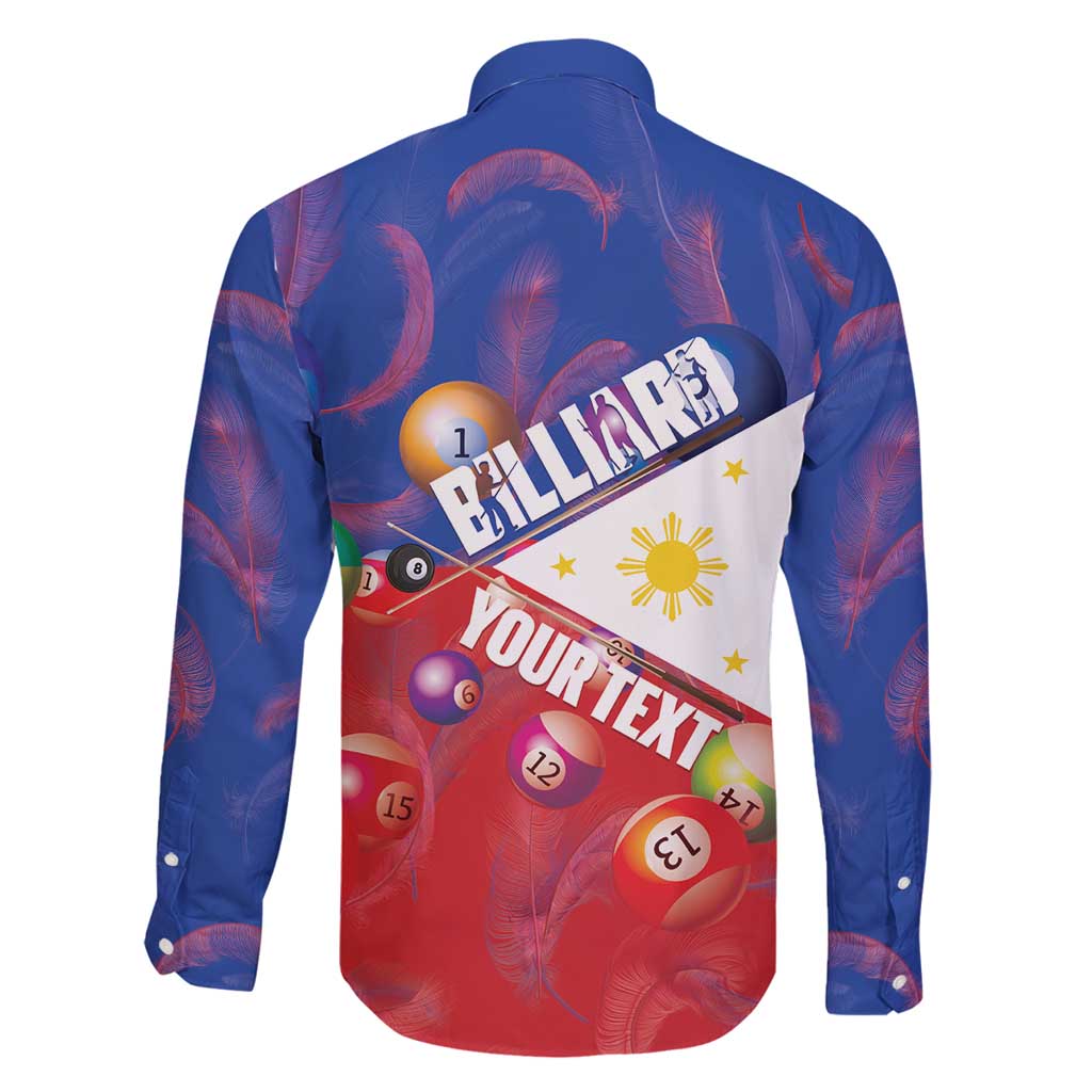 Personalised Philippines Billiards Family Matching Off Shoulder Maxi Dress and Hawaiian Shirt Cue With Balls Flag Style - Polynesian Pride