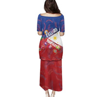 Personalised Philippines Billiards Family Matching Puletasi and Hawaiian Shirt Cue With Balls Flag Style - Polynesian Pride