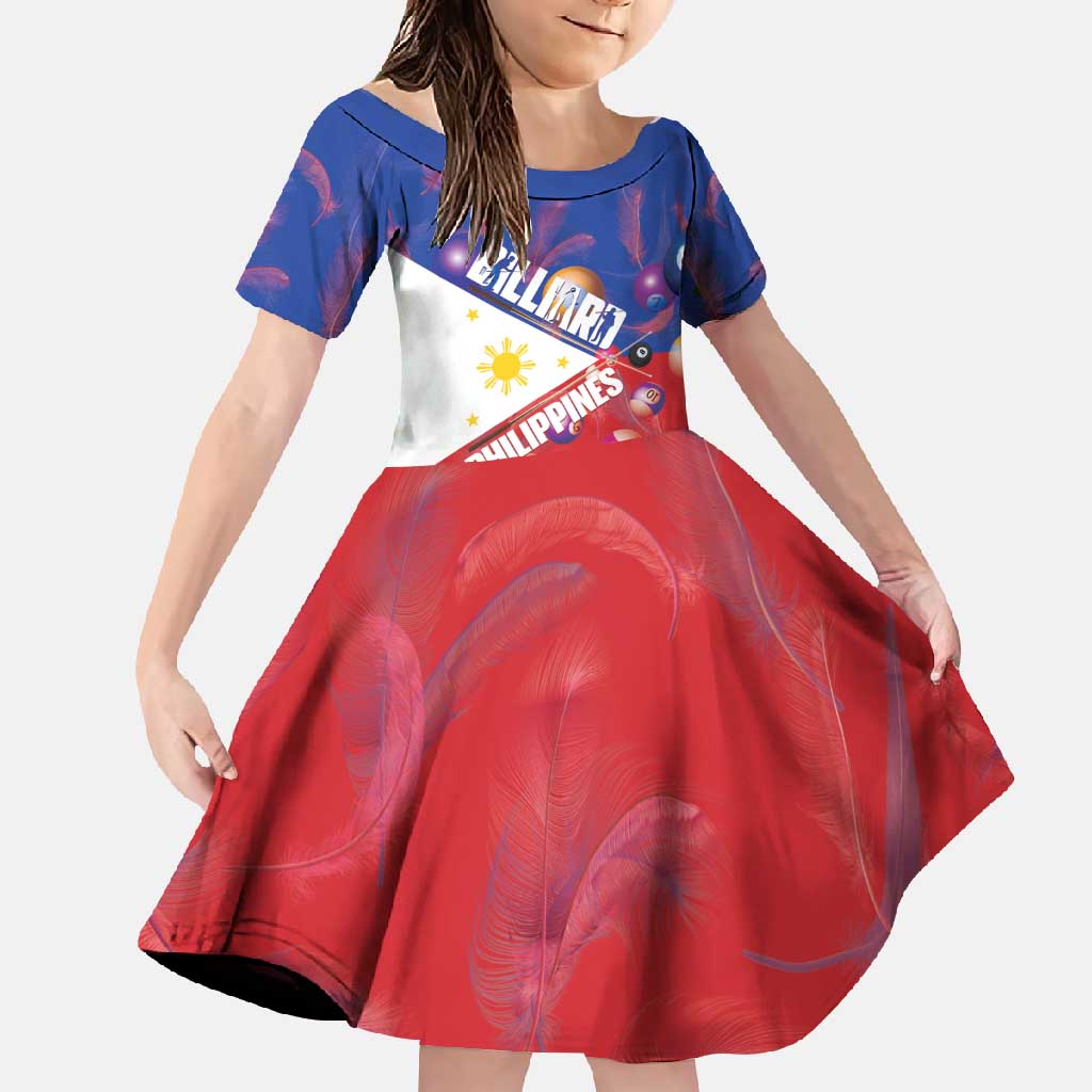 Personalised Philippines Billiards Family Matching Tank Maxi Dress and Hawaiian Shirt Cue With Balls Flag Style - Polynesian Pride