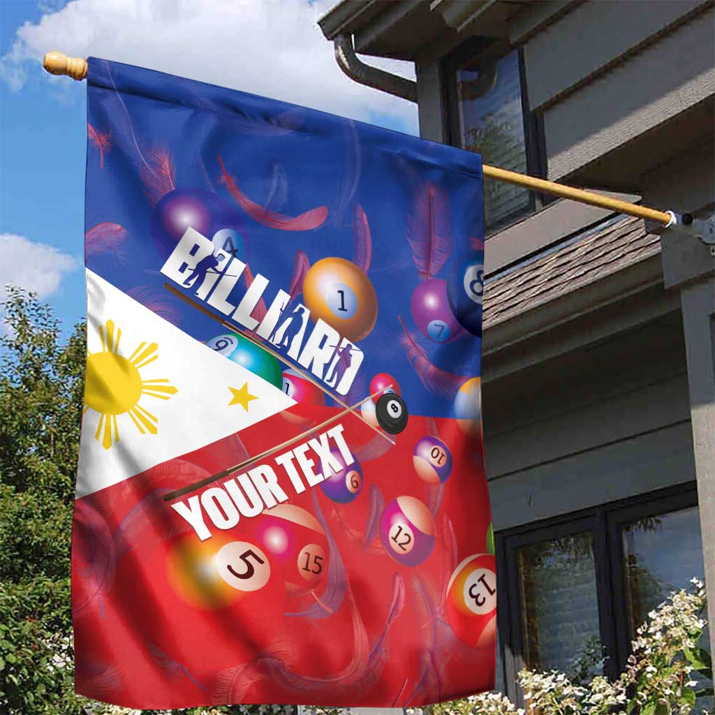 Personalised Philippines Billiards Garden Flag Cue With Balls Flag Style - Polynesian Pride