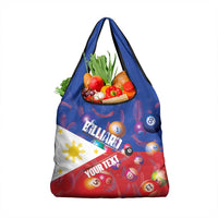 Personalised Philippines Billiards Grocery Bag Cue With Balls Flag Style LT14 1-pack One Size Red - Polynesian Pride