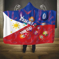 Personalised Philippines Billiards Hooded Blanket Cue With Balls Flag Style - Polynesian Pride