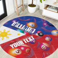 Personalised Philippines Billiards Round Carpet Cue With Balls Flag Style LT14 Red - Polynesian Pride