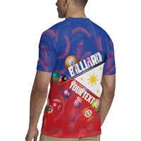 Personalised Philippines Billiards Rugby Jersey Cue With Balls Flag Style - Polynesian Pride