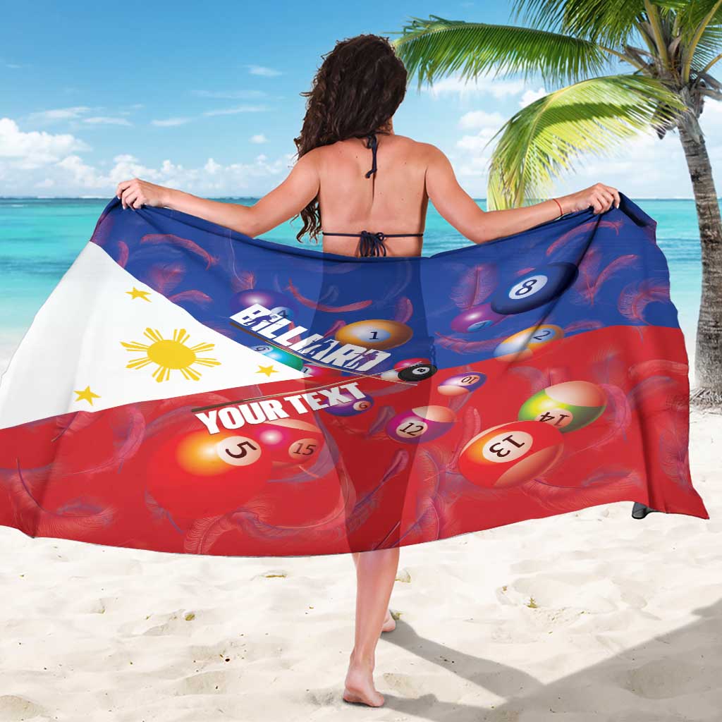 Personalised Philippines Billiards Sarong Cue With Balls Flag Style LT14 - Polynesian Pride