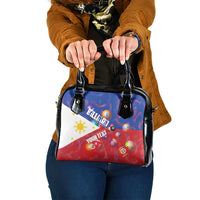 Personalised Philippines Billiards Shoulder Handbag Cue With Balls Flag Style LT14 One Size Red - Polynesian Pride