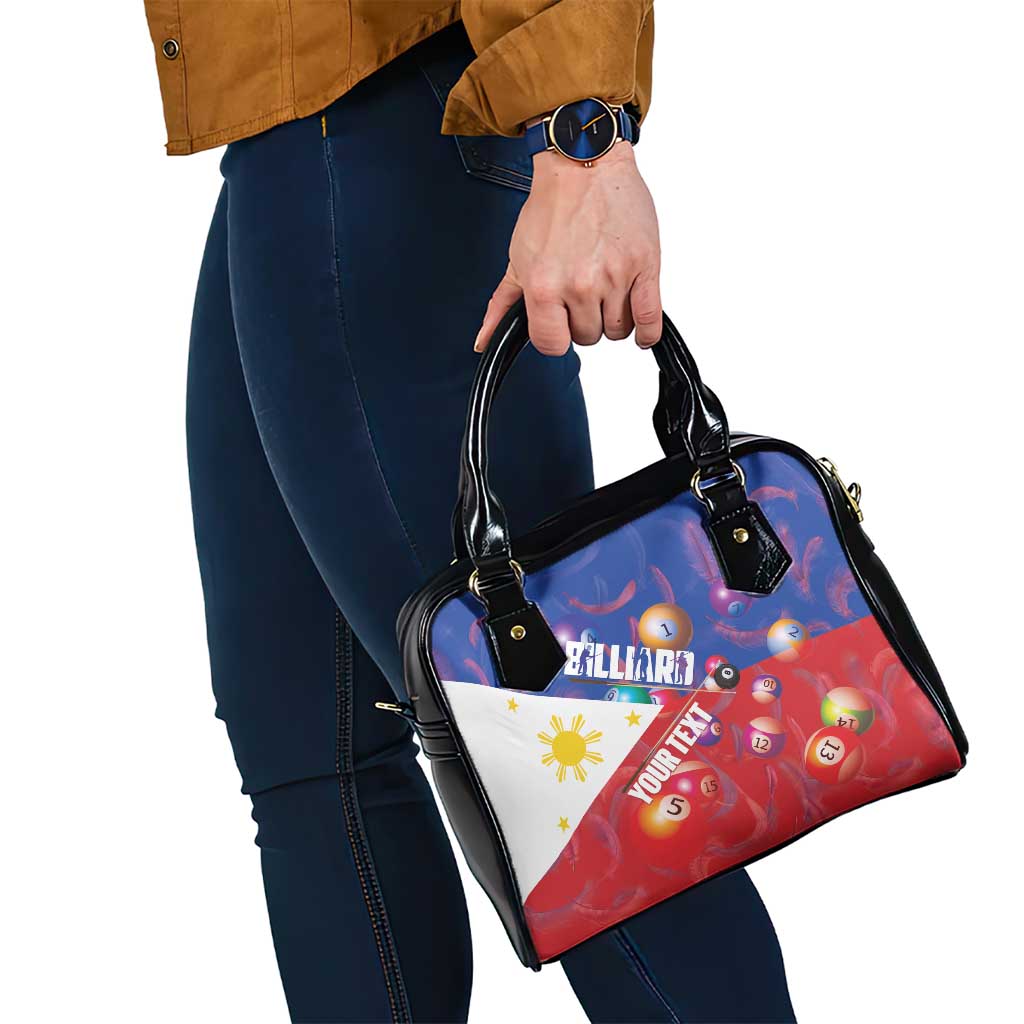 Personalised Philippines Billiards Shoulder Handbag Cue With Balls Flag Style LT14 - Polynesian Pride