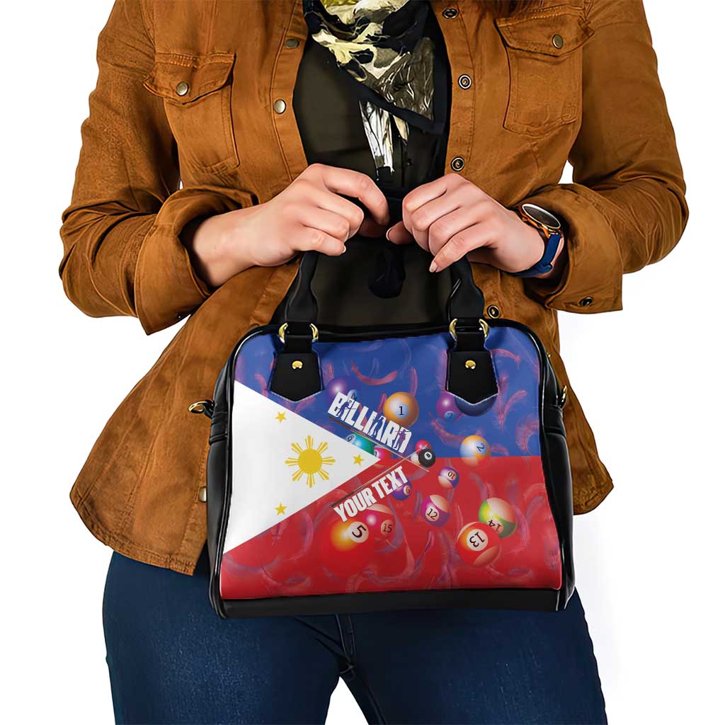 Personalised Philippines Billiards Shoulder Handbag Cue With Balls Flag Style LT14 - Polynesian Pride