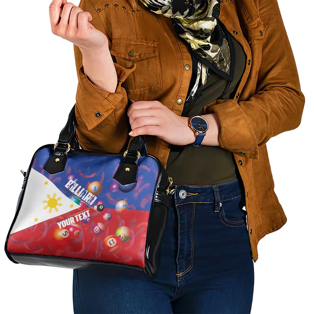 Personalised Philippines Billiards Shoulder Handbag Cue With Balls Flag Style LT14 - Polynesian Pride
