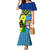 Custom Malampa Fiji Day Mermaid Dress Together We Grow Proud Polynesian Tapa Artsy LT14 Women Blue - Polynesian Pride