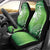 Polynesia Depression Awareness Car Seat Cover Sunflower Green Ribbons Polynesian Tattoo