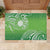 Polynesia Depression Awareness Rubber Doormat Sunflower Green Ribbons Polynesian Tattoo