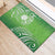 Polynesia Depression Awareness Rubber Doormat Sunflower Green Ribbons Polynesian Tattoo