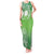 Polynesia Depression Awareness Tank Maxi Dress Sunflower Green Ribbons Polynesian Tattoo