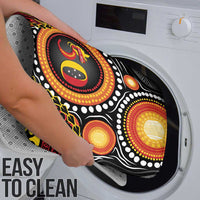 Celebrating 50 Years Papua New Guinea Bathroom Set Aboriginal Mix Papuan Pattern - Polynesian Pride