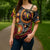 Celebrating 50 Years Papua New Guinea Cross Shoulder Shirt Aboriginal Mix Papuan Pattern - Polynesian Pride