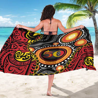 Celebrating 50 Years Papua New Guinea Sarong Aboriginal Mix Papuan Pattern LT14 - Polynesian Pride