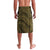 Vanuatu Lavalava Hibisus Polynesian Pattern Gold - Polynesian Pride