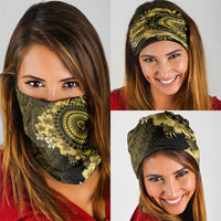 Vanuatu Neck Gaiter Hibisus Polynesian Pattern Gold LT14 - Polynesian Pride